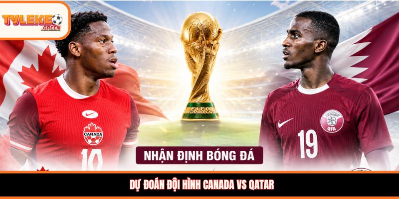 Đội hình dự kiến Canada vs Qatar