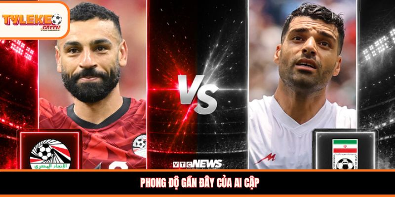 Ai Cập vs Iran - Soi Kèo Nhận Định Bảng G World Cup 2026 Ai Cập vs Iran - phong độ trước trận